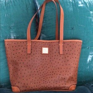 Dooney and Bourke Ostrich Charleston Bag